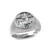 White Gold Genuine Birthstone Zodiac Ring