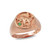 Rose Gold Genuine Birthstone Zodiac Ring