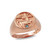 Rose Gold Genuine Birthstone Zodiac Ring