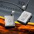 Sterling Silver Judaic 10 Commandments 3D Jewish Bible Pendant Necklace