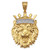 Yellow Gold Lion King Pendant (S/M/L/XL)