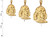 Yellow Gold Benjamin Franklin Pendant (S/M/L)
