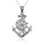 Sterling Silver Nautical Anchor Pendant Necklace