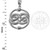 Sterling Silver Double Infinity Ouroboros Snakes Pendant Necklace