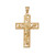 Yellow Gold Filigree Crucifix Cross DC Pendant (S/L)