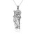 White Gold St. Jude CZ Pendant Necklace