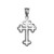 Sterling Silver Christian Apostolic Open Cross Pendant Necklace