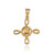 Gold Adinkra SunSum African Charm Pendant