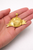 THE WORLD IS YOURS Gold Pendant