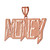 Rose Gold MONEY Hip-Hop DC Pendant