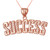 SUCCESS Rose Gold DC Pendant Necklace