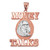 Two-Tone Rose Gold MONEY TALKS Benjamin Franklin Hip-Hop Pendant