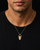 Rock On Yellow Gold Skull Pendant Necklace