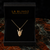Rock On Yellow Gold Skull Pendant Necklace