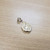 Flaming Skull Yellow Gold Pendant Necklace