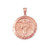 Rose Gold St. Jude Thaddeus Pendant Necklace