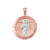 Two-Tone Rose Gold St. Jude Thaddeus Pendant Necklace