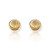 Gold Basketball Earrings