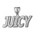 Sterling Silver JUICY Hip-Hop DC Pendant