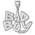 BAD BOY Gold Hip-Hop DC Pendant