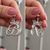 Sterling Silver Cursive Crown Letter Initial DC Pendant Necklace