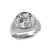Sterling Silver CZ Birthstone Zodiac Ring