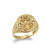 Rugged Gold Aztec Sun Mayan Unisex Ring