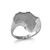 White Gold Africa Ring 