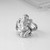 Sterling Silver Ganesh Elephant God Yoga Ring