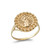 Gold Santa Muerte Ring for women