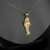 Gold Saint Jude Sparkle-cut Pendant Necklace 
