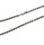 Sterling Silver Antique Vintage Oxidized 4.5mm Rope Chain Antique Vintage Oxidized 4.5mm Rope Chain