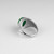 Sterling Silver Fleur-de-Lis Cross Green Onyx Oval Gemstone Ring