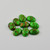 Gold Fleur-de-Lis Green Copper Turquoise Women's Oval Gemstone Ring