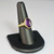 Gold CZ Band Purple Amethyst Oval Cabochon Gemstone Ring