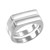 Sterling Silver Stackable Rectangular Signet Pinky Ring