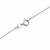 Polished Sterling Silver Lotus Flower in Circle Yoga Pendant Necklace
