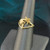 Elegant Gold Double Palm Tree Women's Ring