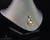 Cancer Zodiac Gold Crab Round DC Pendant Necklace