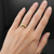 Polished Gold Horse Head Ring for Women