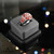 Sterling Silver Enamel Jerusalem Cross Octagon Signet Ring - Color Options