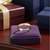 Yellow Gold Newborn Baby Footprint Ring Band for Women