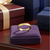 Gold Newborn Baby Footprint Ring Band for Women