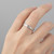 Sterling Silver Newborn Baby Footprint Ring for Women