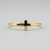 Gold Dainty Sideways Cross Stacking Ring for Women