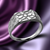Gold Nugget Rectangle Polished Pinky Ring