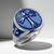 Sterling Silver Enamel Cross Pattée Oval Signet Ring – Color Options