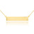 14k Gold Engravable Name Bar Necklace with Diamond
