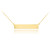 14k Gold Engravable Name Bar Necklace with Diamond