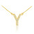 14k Gold Letter "Y" Diamond Initial Necklace
